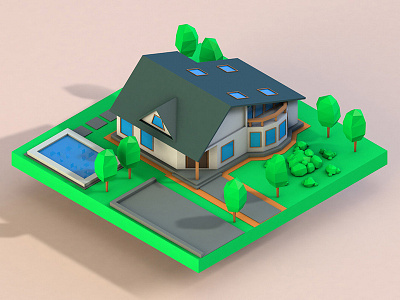 Low Poly House