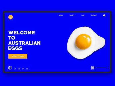 Australian Eggs design illustration ui ux web