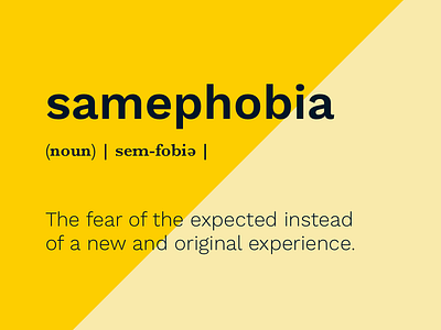 Samephobia