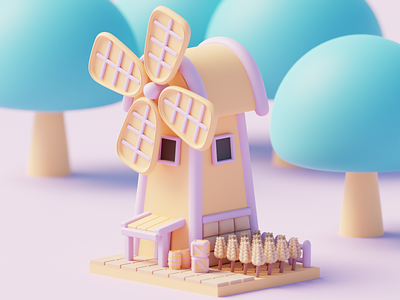 The 3D Windmill Field