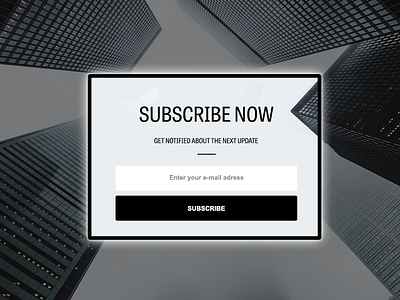 Day 3 - Email Subscription email lightbox pop up subscrive