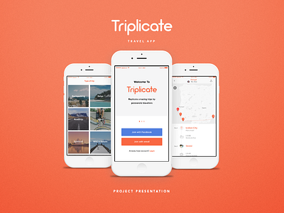 Triplicate - travel app