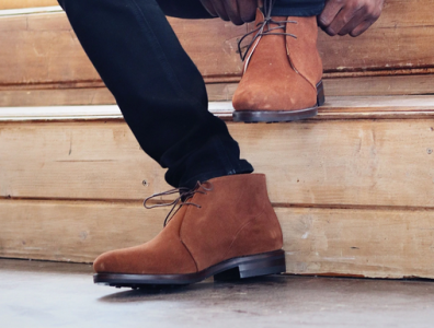 Handmade store chukka boots