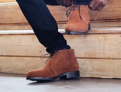 Handmade store chukka boots