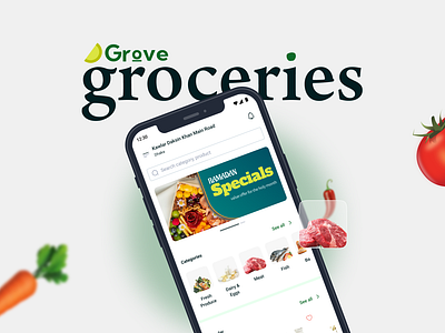 Grove Groceries App app fresh groceries fresh vegetables groceries