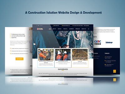 Construction Solution Website UI Design & Development Project
