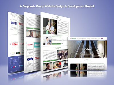 Corporate Company Website Design & Development Project