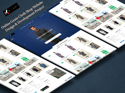 Online Men's Clothing Store Website Design & Development Project