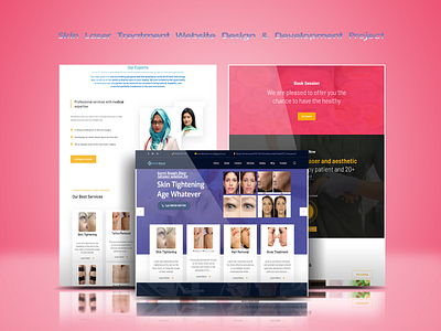 Skin Treatment Clinic Website Design & Development Project