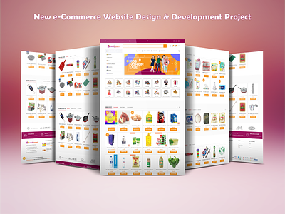 e-Commerce Website UI Design & Development project