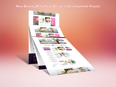 Beauty Blog Page UI Design & Development for Sabushop Ltd article beauty blog blog page blog website clean cosmetics homepage makeup newspaper skincare trend ui uiux ux web web design webdesign website wordpress