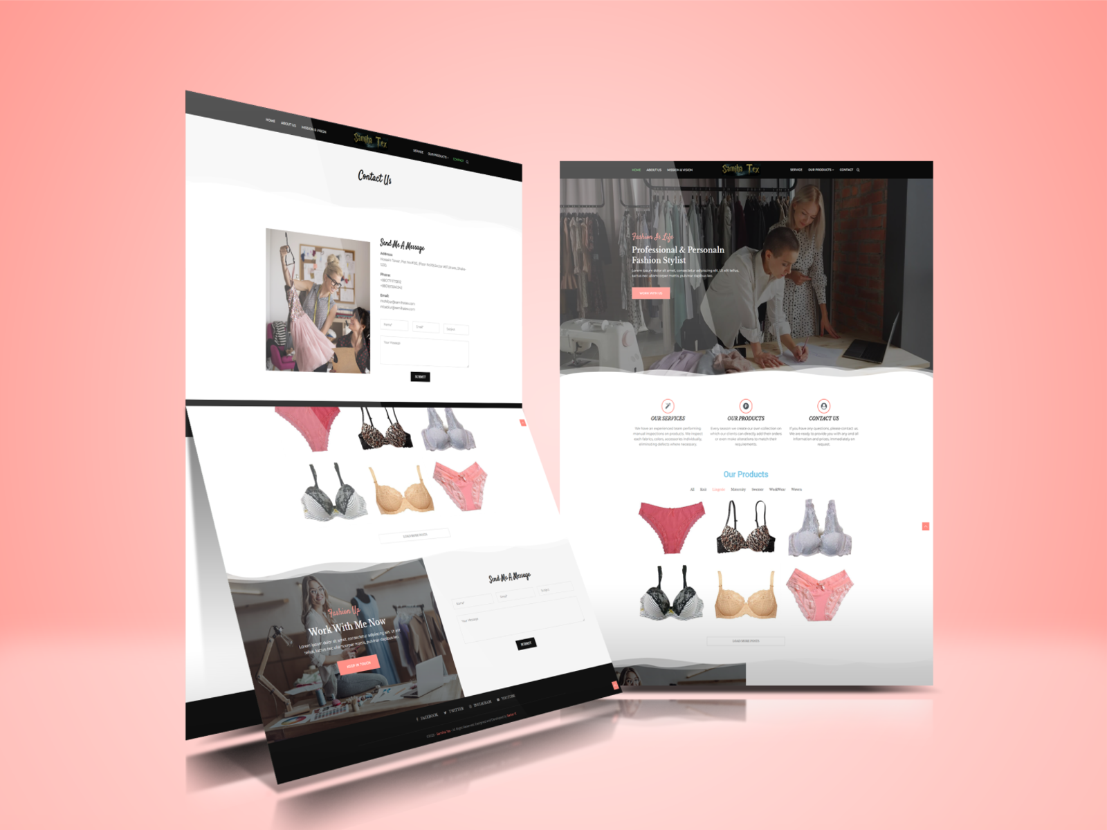 Online Undergarments Shop Website Design & Development Project by Masud  Rana on Dribbble