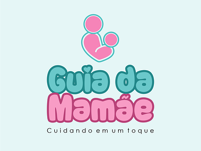 App Guia da Mamãe branding design graphic design logo
