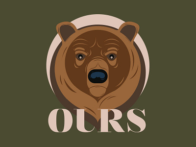 Mister Ours animals art color design flat illustrations nature ours vector