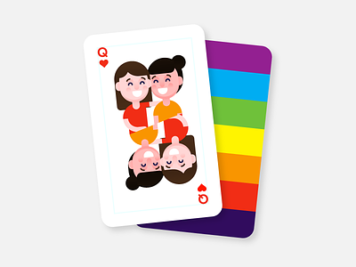 Pride Cards (Draft) character clean color design flat icon illustration minimal pride rainbow vector