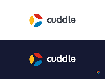 Cuddle Logo app branding clean design icon illustration logo typography ui
