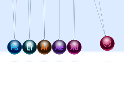 Design Process adobe creative cloud adobe illustrator adobe photoshop design design process iterate newtons cradle repeat test