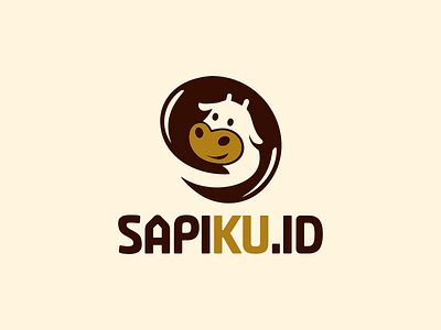 Sapiku.ID animal animals brand branding bussiness cow cow logo design food identity logo sapi