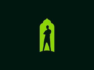 Waiting Ramadhan faith green illustration islam logo man masjid mosque muslim quran ramadhan silhouette