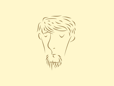 Face Line Art brush concept emot emotional face line sad