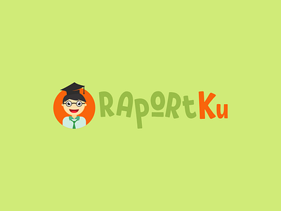 RaportKu Apps Logo brand design icon learn learning logo logo design logo ui logo ux school study ui design