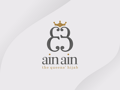 Ain Ain Hijab arab arabic arabic logo brand branding calligraphy fashion islam islamic logo logo muslim muslimah