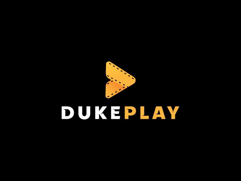 Dukeplay Logo Design logo icon logo apps icon logogram video logo movie logo film logo yellow logo logo design play logo d logo logomark logotype identity branding design brand logo