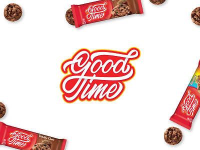 Goodtime Cookies brand calligraphy cookielogochallenge cookies logo design food logo jb design jordi lettering lettermark logo logo inspiration logotype red logo type typeface