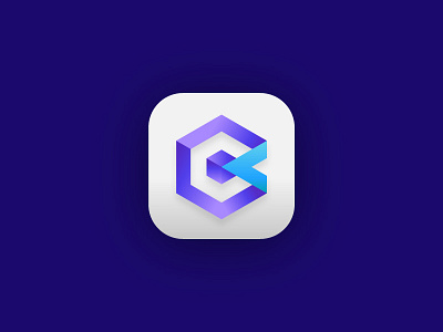 Cubic logomark. apps icon blue logo box logo c logo cubic logo hexagon hexagon logo icon icons logomark logomarks logos purple logo