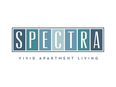 Spectra art deco branding logo typography