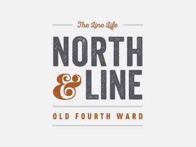 North & Line Logo branding industrial logo modern