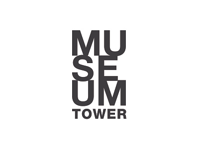 Museum Tower Logo branding lockup logo logo design logo lock up logomark symbol
