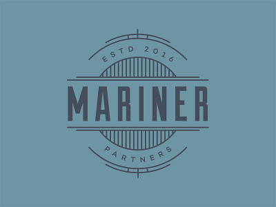 Mariner Partners Logo branding lockup logo logo design logo lock up logomark mariner nautical ocean ship