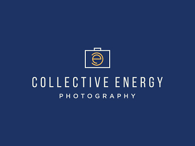 Collective Energy Logo branding color icon illustration line art lockup logo logo design logo lock up logomark photography logo typography