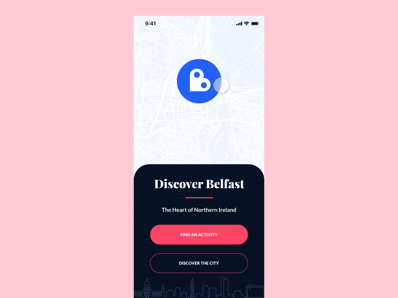 Discover Belfast UI Prototype #MadeWithAdobeXD