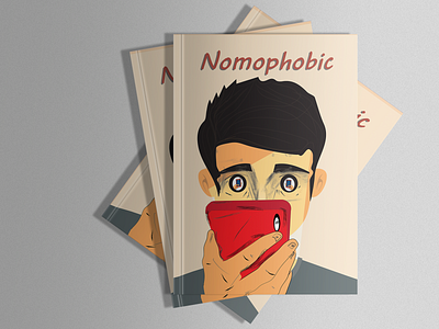 Nomophobic A Comic on technology addiction design illustration