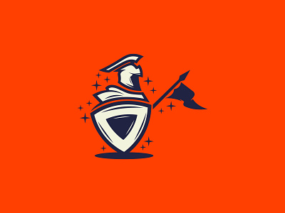 Warrior Logo branding football illustration logo logo design sport vector warrior