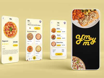 Food app Design 3d animation app branding design experience food free freelance graphic design icon illustration logo motion graphics typography ui user ux vector visual