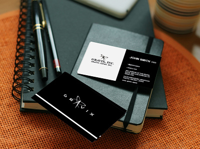 Business card. graphic design illustration logo