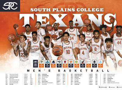 SPC Basketball Team Posters Men basketball design graphicdesign layout orange photo poster smoke sports team typography