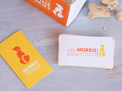 Morris Safe House brand dog logo logo design photography print print collateral type