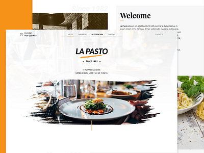 Italian Restaurant Landing Page