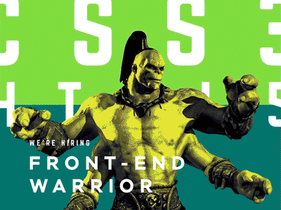 Front-End Warrior animation colorful gif glitch goro mortal vrn dribbble sd кombat