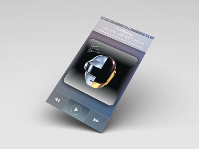 iOS 7 Daft Punk Audio Player 7 audio daft ios player punk