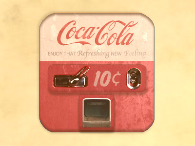 Coca-Cola Machine Icon classic coca coke cola icon ios ipad iphone ipod machine old retro school touch vending