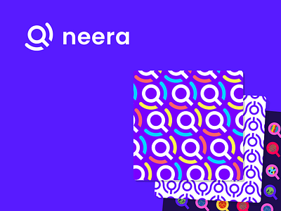 Neera search - branding brand branding design graphic design logo