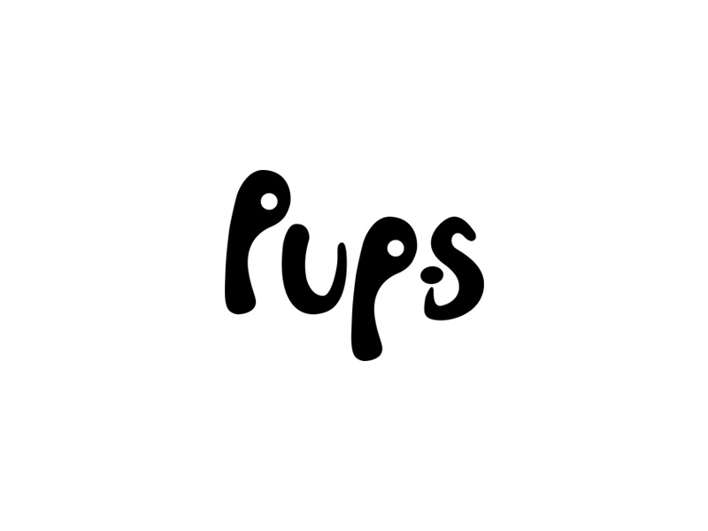 #15, Thirty Days Logo Challenge thirty logos puppy brand branding logo dog pups logo pups