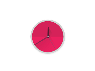 Material Design Clock Icon