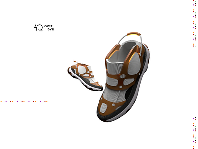 Branding for Product 3d 3d illustration branding design footwear footwear design illustration