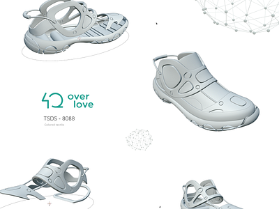 Branding for Product 3d brand identity footwear footwear design